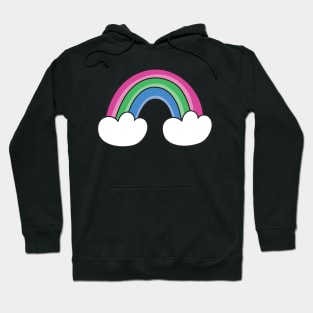 Polysexual pride flag Hoodie